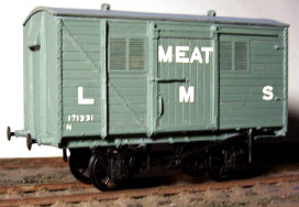 Cambrian C086W LMS 6/8ton Meat Van Kit OO Gauge